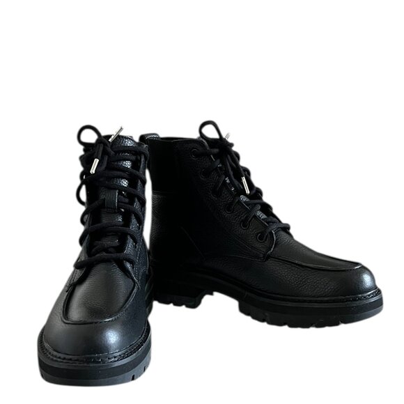 Clarks NEW Orianna Leather Boots in Black Size 7 - Picture 3 of 12